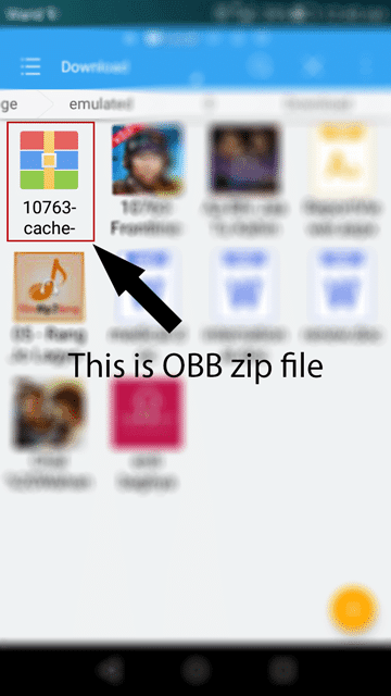 zip data and obb files kotor